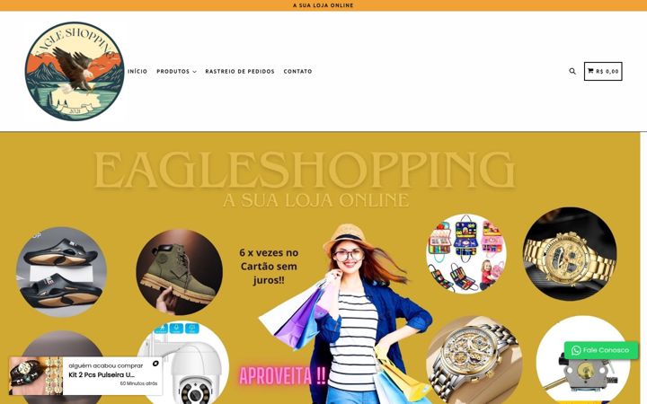 Screenshot von eagleshopping.com.br