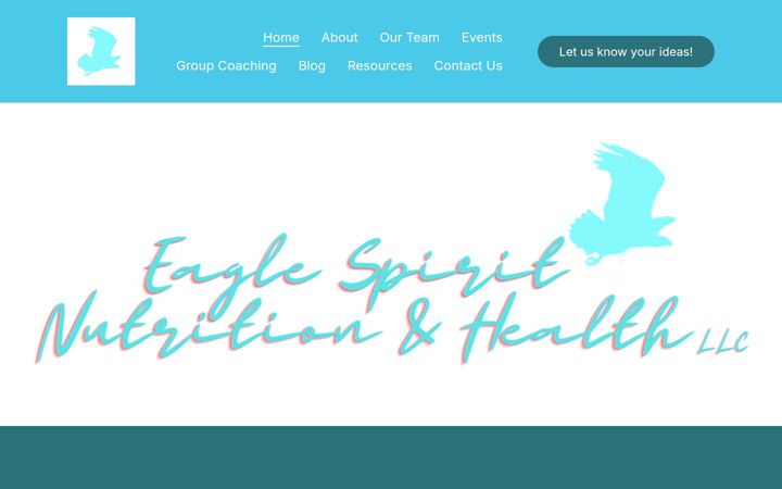 Screenshot of eaglespiritnutrition.com