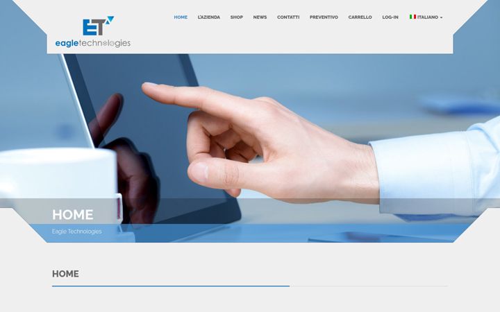 Screenshot von eagletech.it