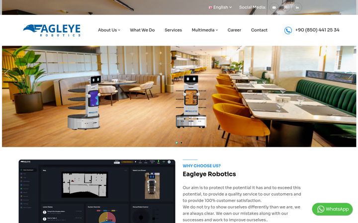 Screenshot of eagleyerobotics.com