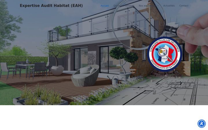 Screenshot of eah-expertise.fr