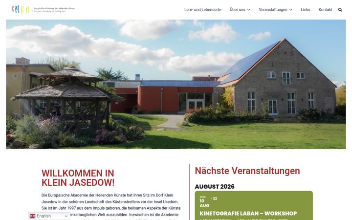 Snímek obrazovky eaha.org