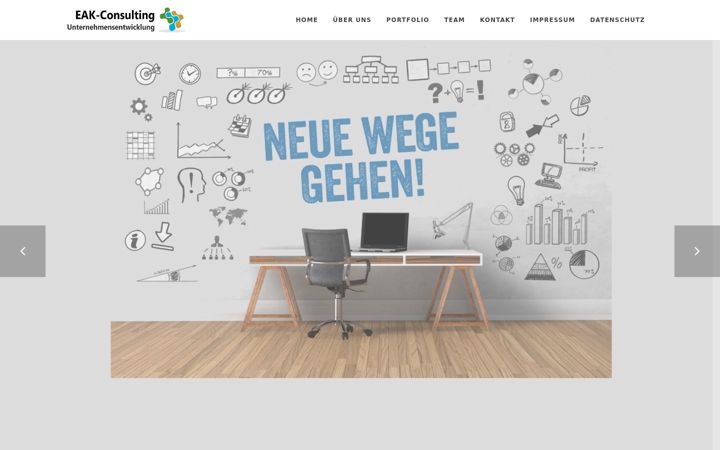 Screenshot of eak-consulting.de