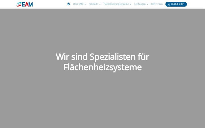 Screenshot of eam-evotherm.de