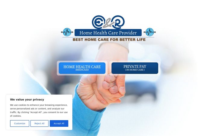 Screenshot of eandrhhcp.com