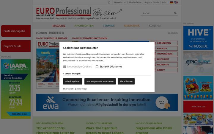 Screenshot of eap-magazin.de