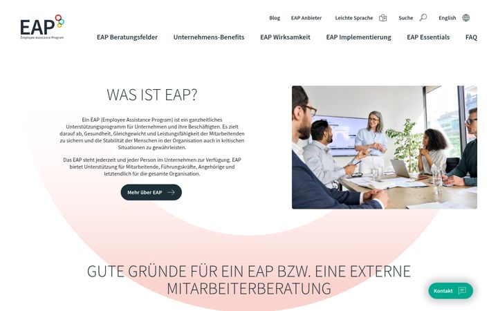 Screenshot of eap.de