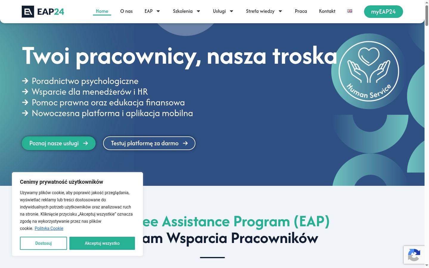 Captura de ecrã do banner de consentimento apresentado antes de qualquer interação