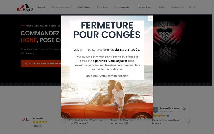Screenshot of eapneu.fr