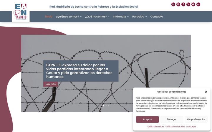 Snímek obrazovky eapnmadrid.org