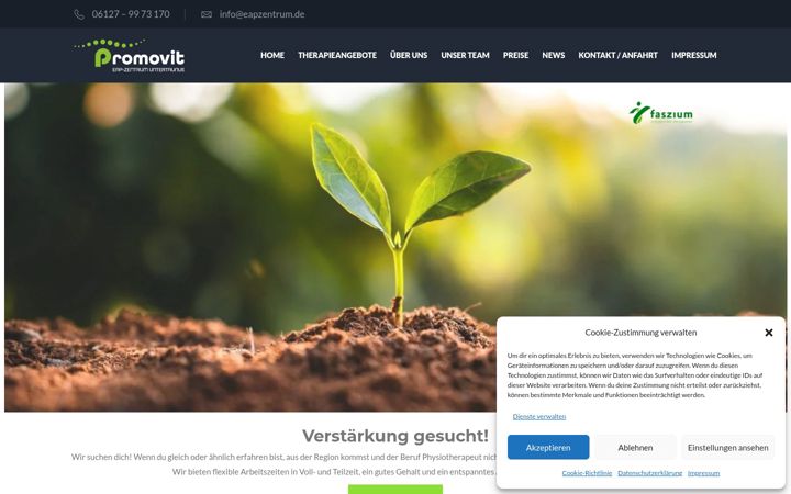 Ekrano kopija eapzentrum.de