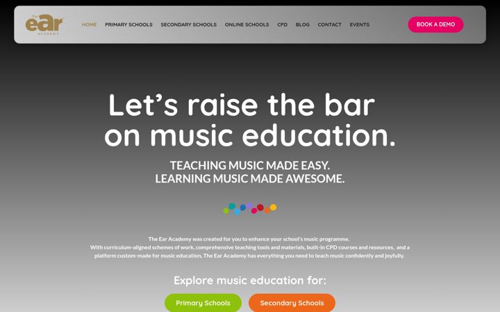 Screenshot of ear-academy.com