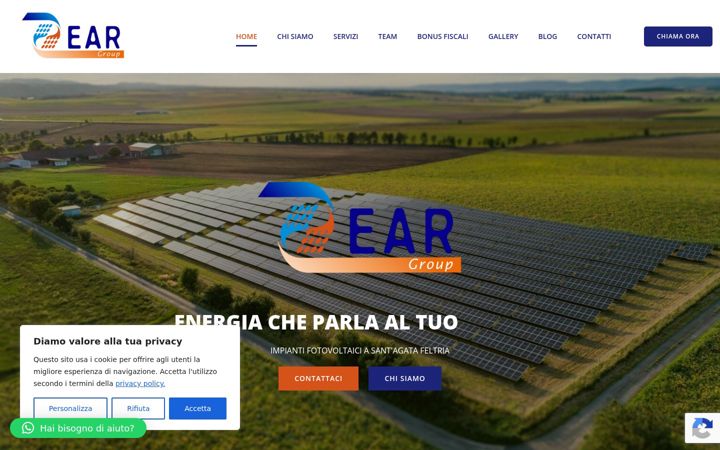 Screenshot von eargroup.it