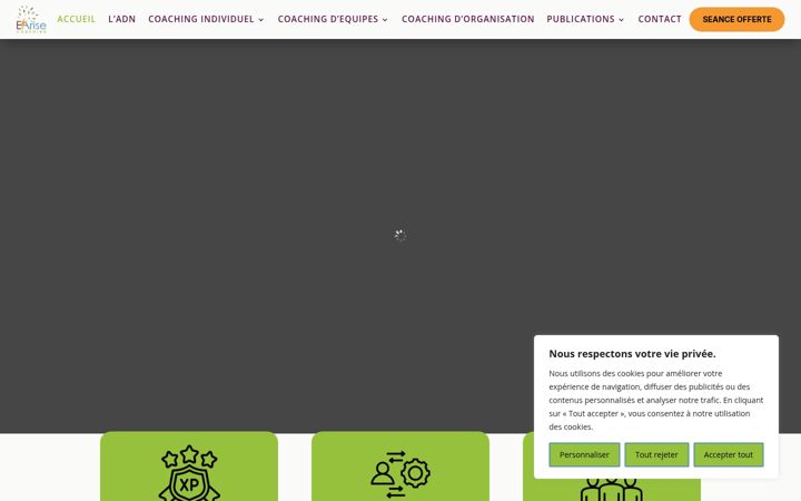 Screenshot of earise-coaching.com