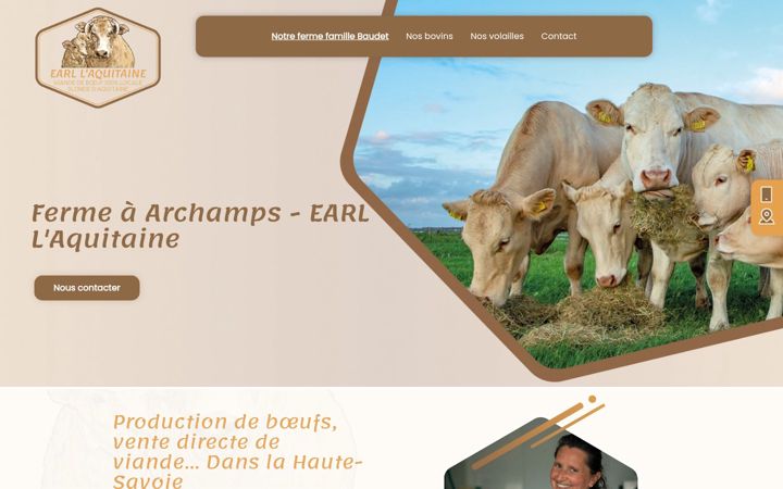 Screenshot of earl-aquitaine.fr