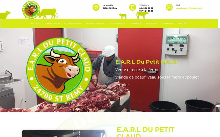 Screenshot of earl-du-petit-claud.fr