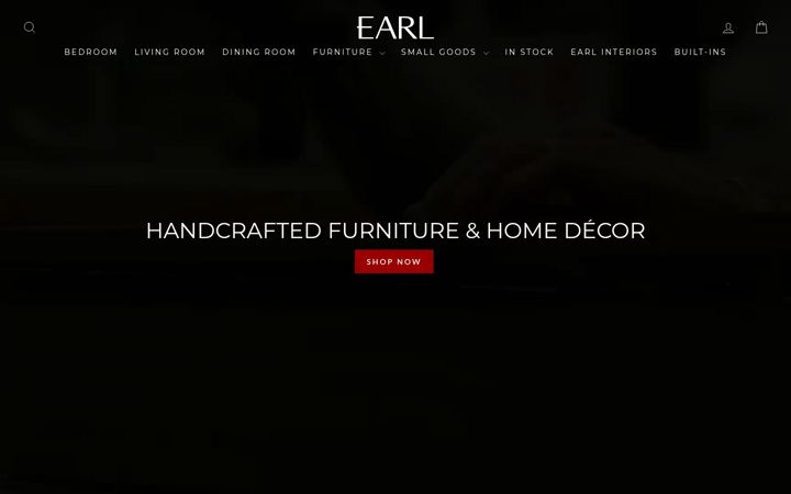 Screenshot of earl-home.com