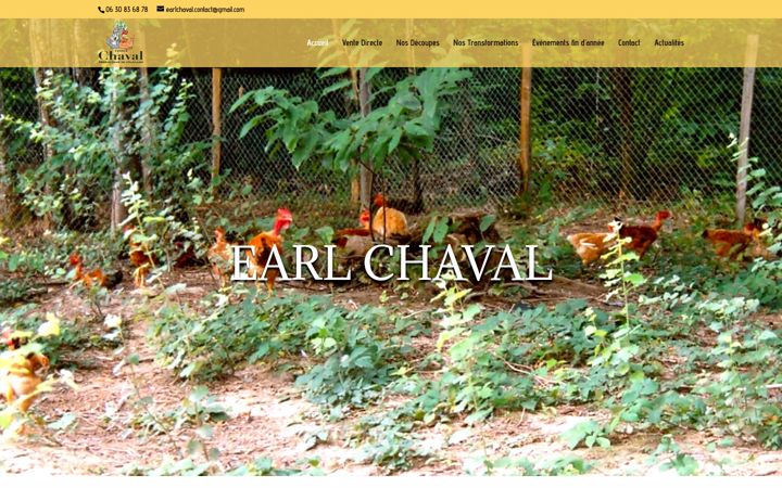 Screenshot of earlchaval-producteurvolailles-charente-maritime.fr
