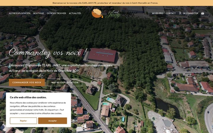 Screenshot of earljany.fr