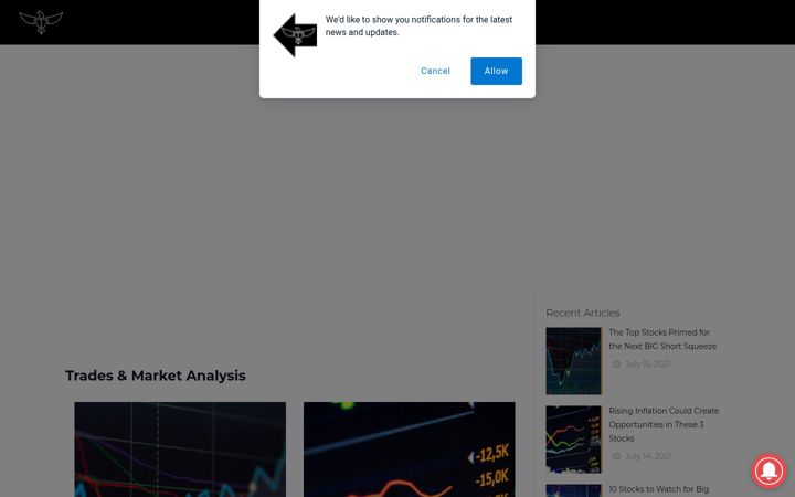 Screenshot of earlybirdtrades.com