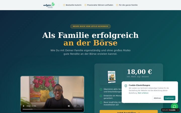 Ekrano kopija earlyboers-buch.de