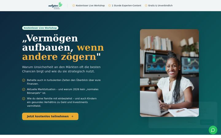 Ekrano kopija earlyboers-workshop.de