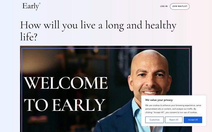 Screenshot of earlymedical.com