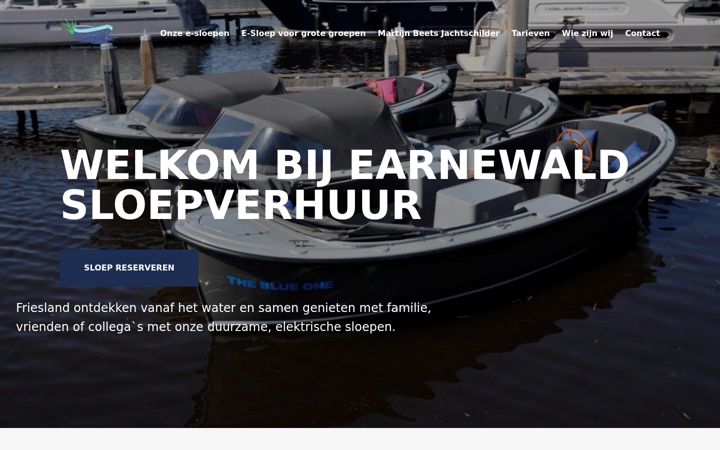 Skærmbillede af earnewaldsloepverhuur.nl