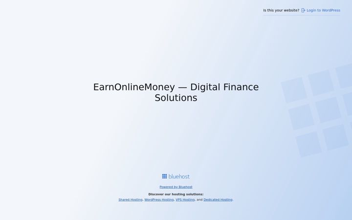 Captură de ecran a earnonlinemoney.org