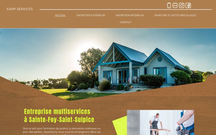 Screenshot of earpservices42.fr
