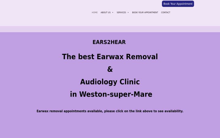 Screenshot of ears2hear-wsm.com