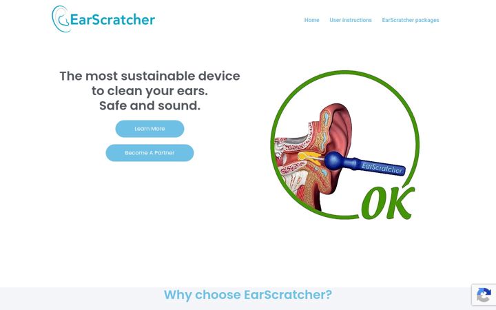Screenshot of earscratcher.com