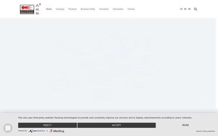 Screenshot of earth-panda.de