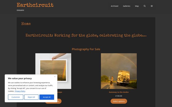 Screenshot of earthcircuit.org