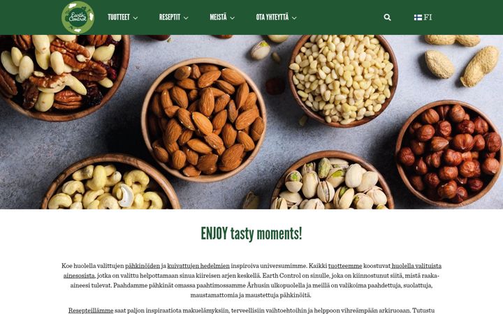 Screenshot di earthcontrol.fi