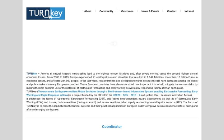 Snímek obrazovky earthquake-turnkey.eu