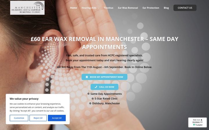 Screenshot of earwaxmove.com