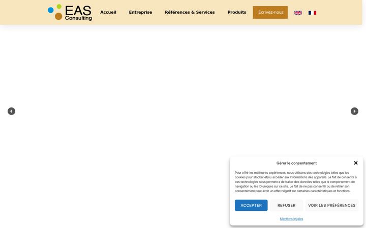 Screenshot of eas-consulting.com