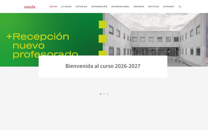 Captura de pantalla de easda.es