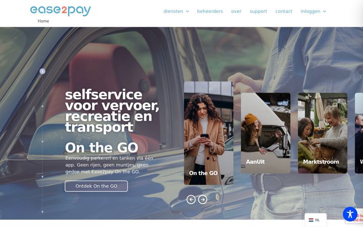 Screenshot of ease2pay.eu