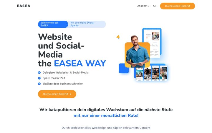 Screenshot του easea.io