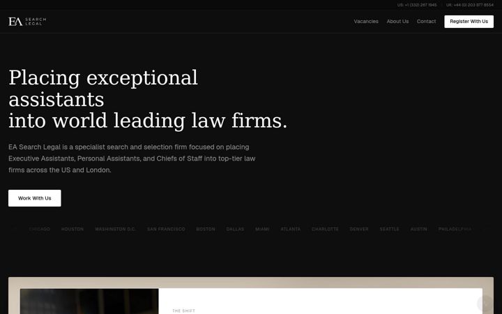 Screenshot von easearch.co.uk