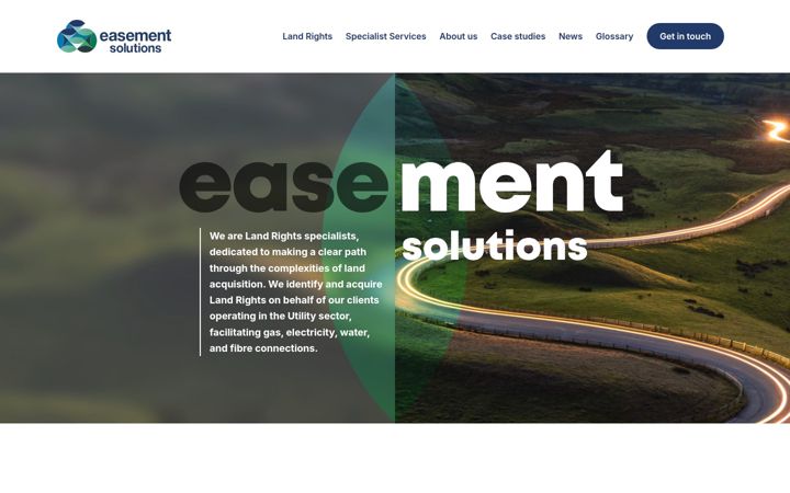 Zrzut ekranu easementsolutions.co.uk