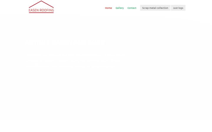 Zrzut ekranu easen-roofing.co.uk