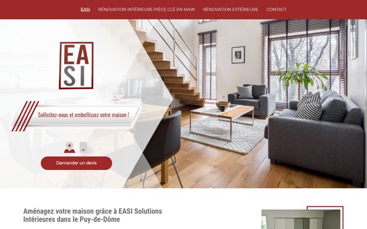 Screenshot of easi-solutions-interieures.fr