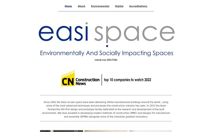 Zrzut ekranu easi-space.co.uk