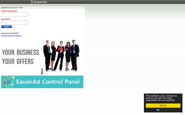 Screenshot of easierad.com