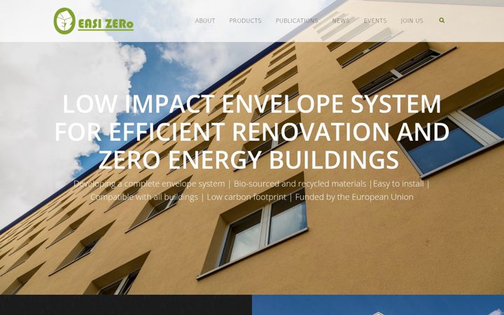Screenshot of easizero.eu