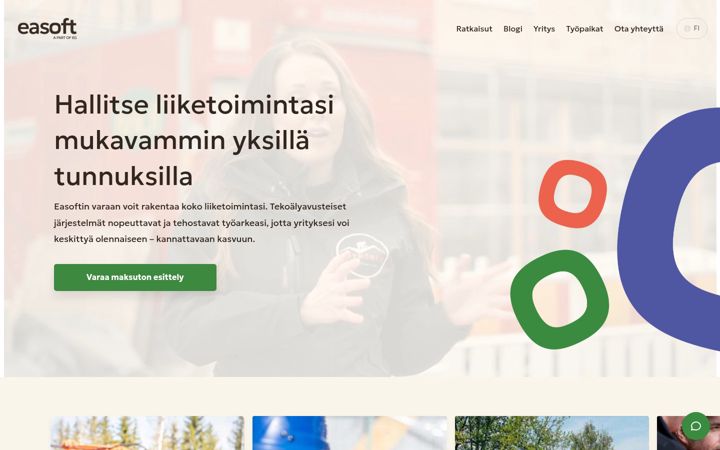Screenshot di easoft.fi