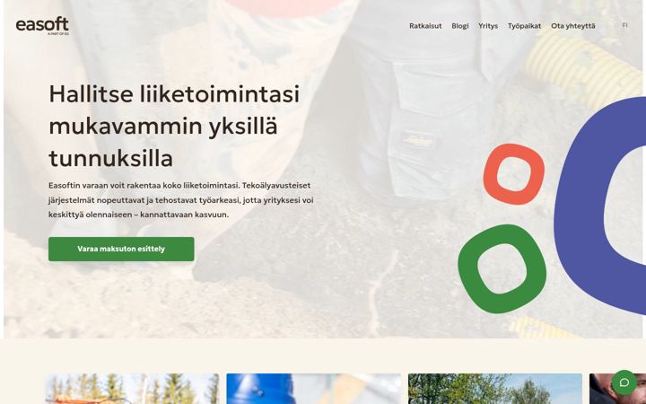 Screenshot di easoftsign.fi
